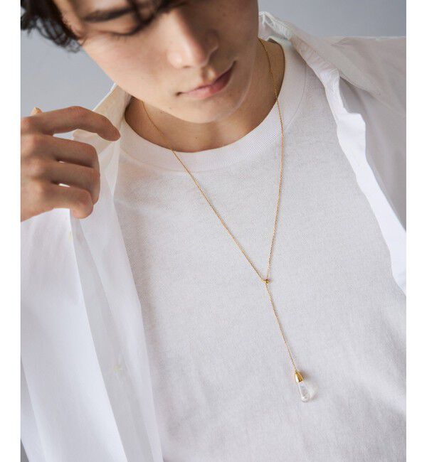 Jouete「[ドロップ] ロング ネックレス パール」|ネックレス|