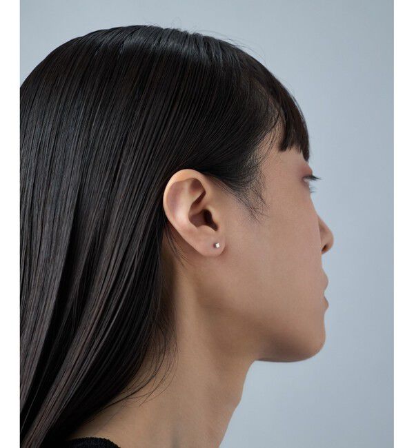 Jouete「K10WG ピアス キューブ」|ピアス|