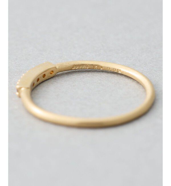 Jouete「K10YG ピンキーリング ダイヤモンド」|リング|