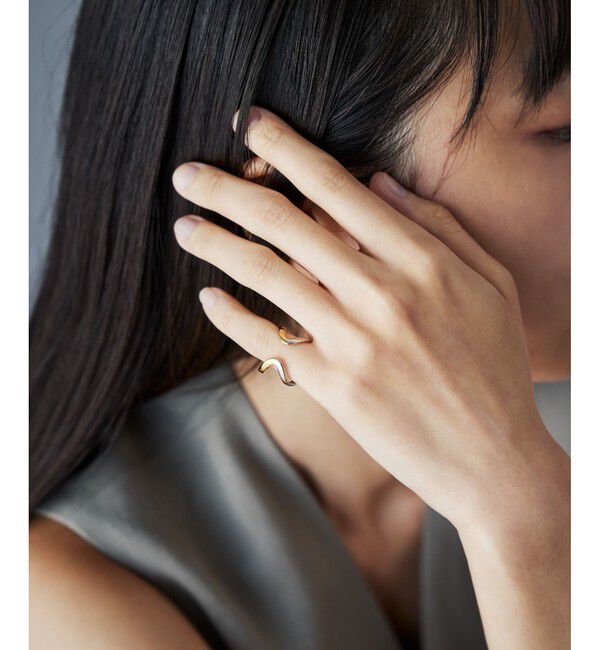 Jouete「[フォークピンキー] レイヤード コンビカラー」|リング|