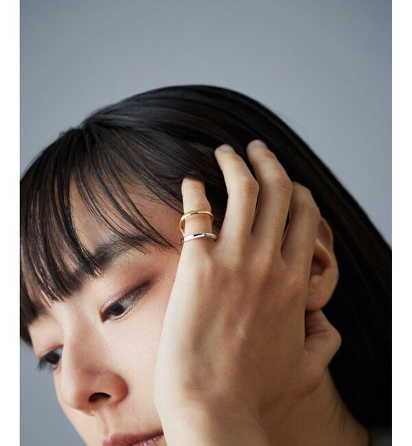 Jouete「[フォークピンキー] レイヤード コンビカラー」|リング|