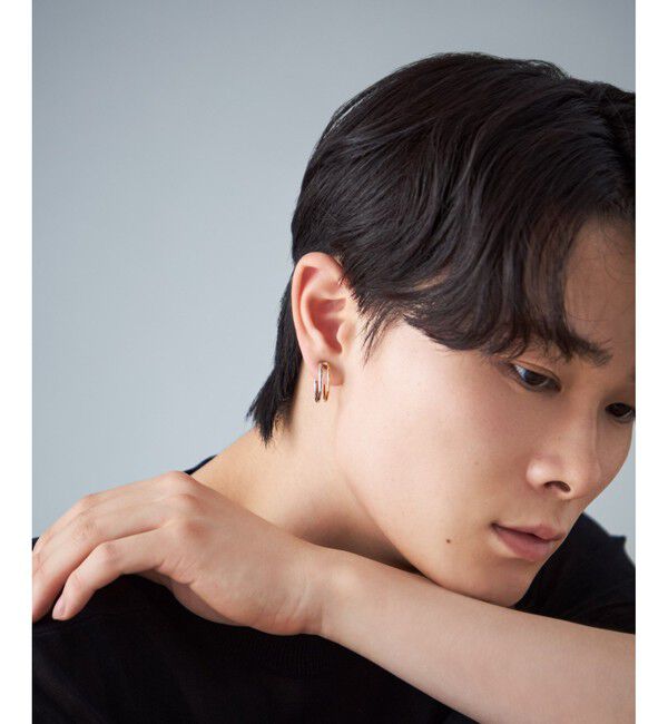 Jouete「[ラップイヤリング] ダブルフープ コンビカラー」|イヤリング|