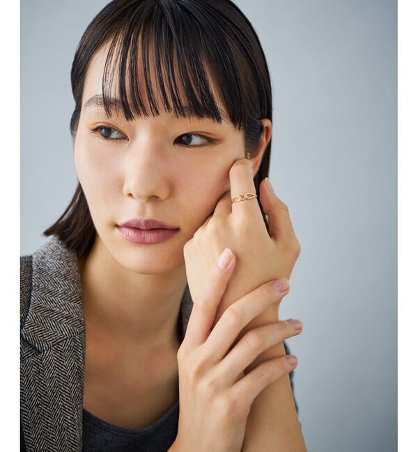 Jouete「[レイヤー] K10YG リング チェーン」|リング|