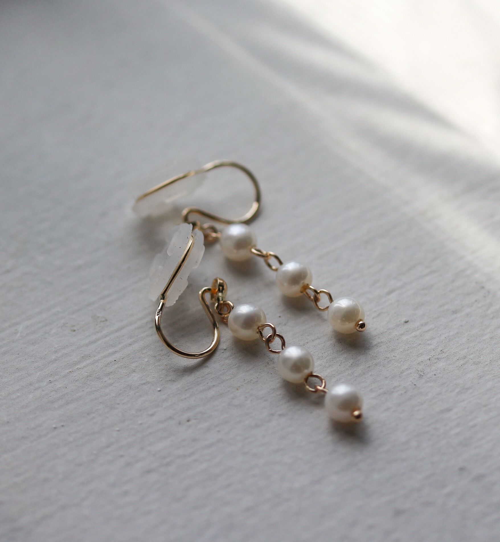  「パール イヤリング | K10YG」|イヤリング|