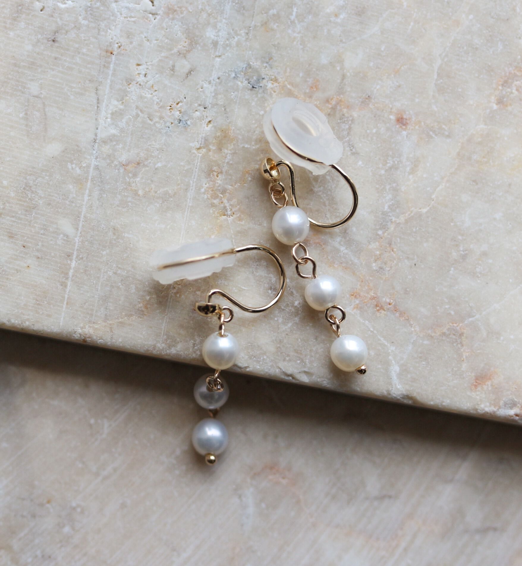  「パール イヤリング | K10YG」|イヤリング|