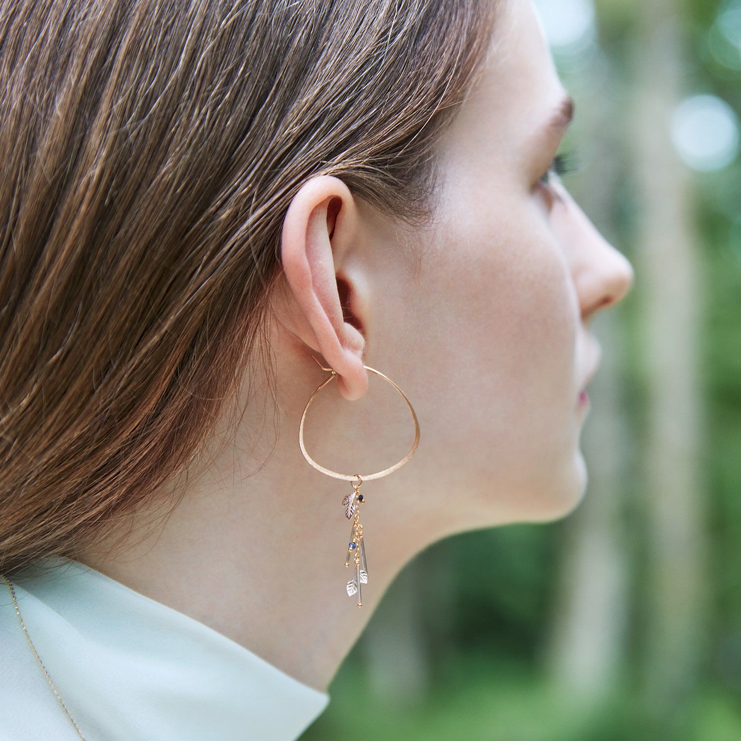 agete「K10ピアス」|ピアス|