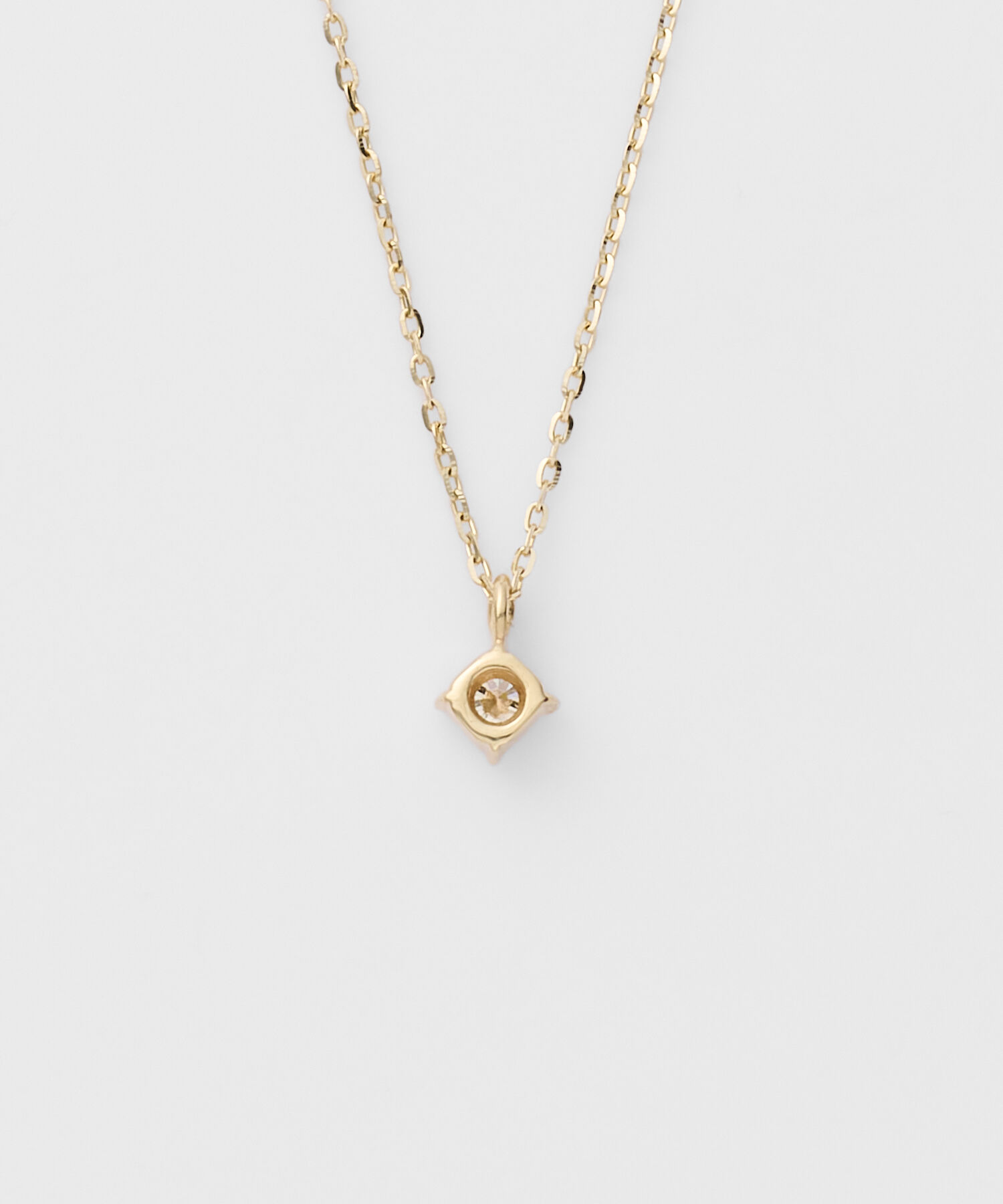 agete「K10ダイヤモンドネックレス（0.07ct）」|ネックレス|