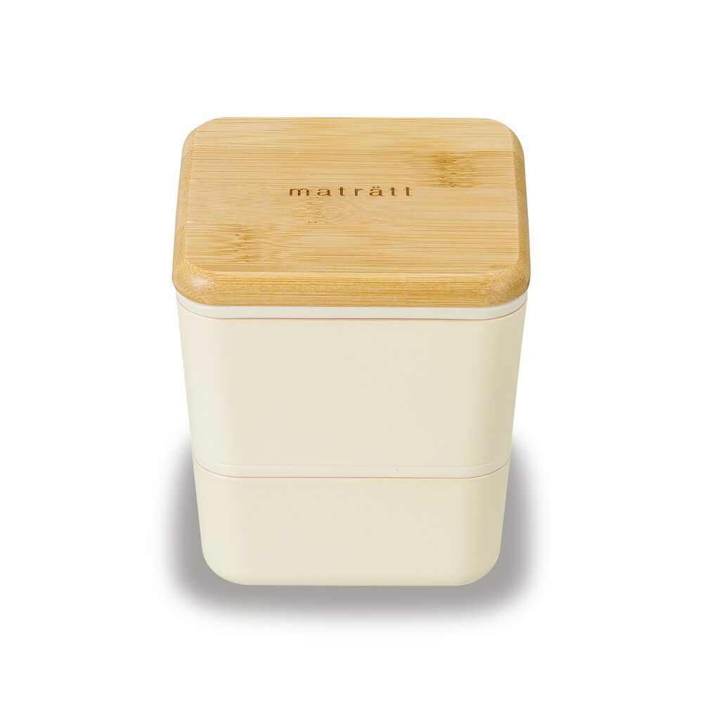 BACKYARD FAMILY「弁当箱 女子 大人 二段 通販 お弁当箱 2段 600ml おしゃれ かわいい 北欧 女性 女の子」|食器・キッチングッズ|ホワイト1