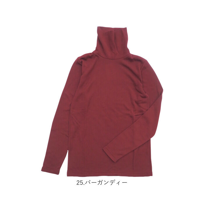 BACKYARD FAMILY「タートルネック レディース 通販 Tシャツ カットソー ロンT 長袖Tシャツ 長袖 ロングTシャツ」|Tシャツ・カットソー|