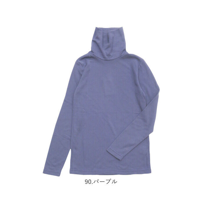 BACKYARD FAMILY「タートルネック レディース 通販 Tシャツ カットソー ロンT 長袖Tシャツ 長袖 ロングTシャツ」|Tシャツ・カットソー|