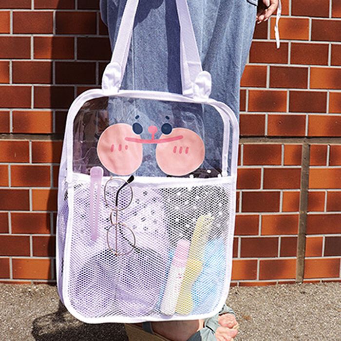 BACKYARD FAMILY「メッシュ トートバッグ 通販 サン宝石 ビニールバッグ ビニールバック トートバック」|トートバッグ|