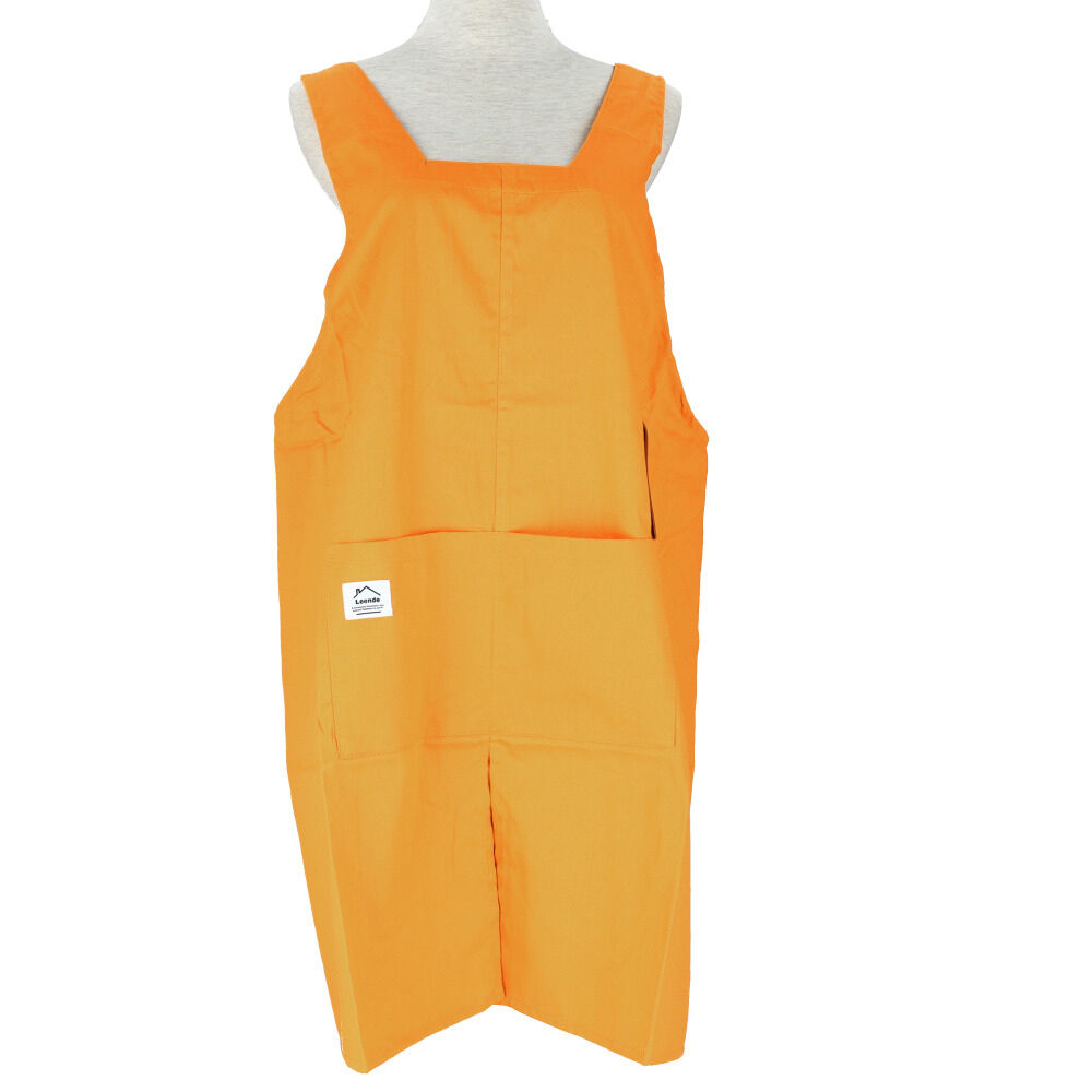 BACKYARD FAMILY「LEENDE レエンデ エプロン ポケット 通販 前掛け 前掛 綿100% 保育士 ワーク」|その他|イエロー1