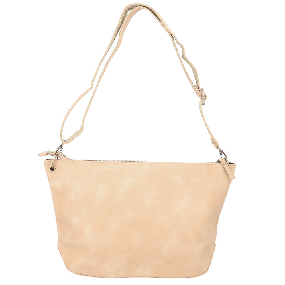 BACKYARD FAMILY「ショルダーバッグ レディース 斜めがけ 大人 通販 大きめ 軽量 軽い 通勤 通学 A4 大容量」|ショルダー・メッセンジャー|ベージュ2