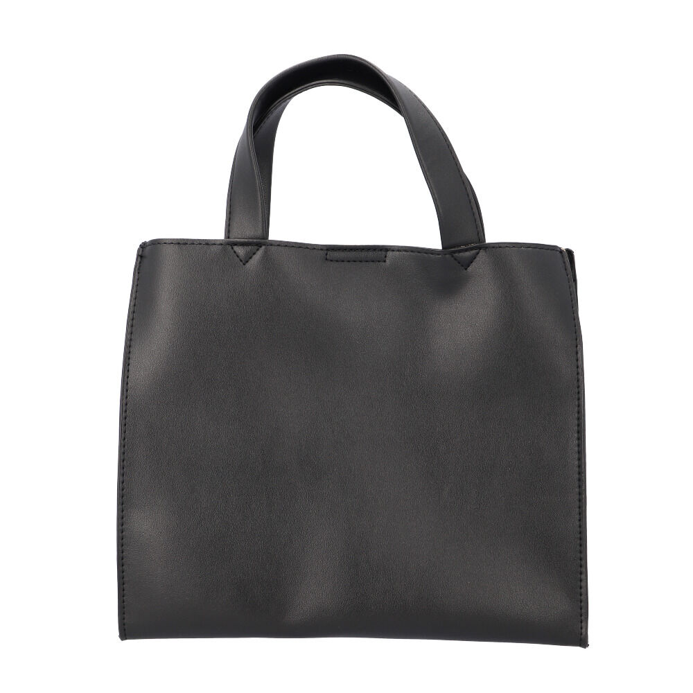 BACKYARD FAMILY「トートバッグ 小さめ レディース 通販 Rename バッグ リネーム バック ミニトート 合皮」|トートバッグ|ブラック1