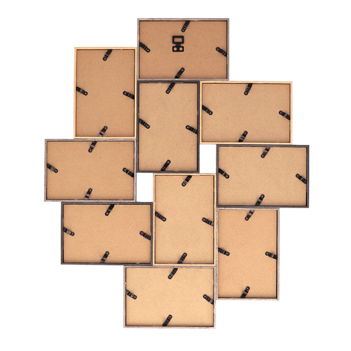 BACKYARD FAMILY「フォトフレーム 壁掛け 通販 写真立て 複数 木製 ハガキサイズ ポストカード KGサイズ」|その他|