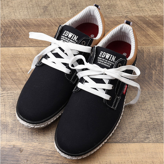 BACKYARD FAMILY「EDWIN スニーカー EDW7762 エドウィン 通販 メンズ ローカットスニーカー 軽量 幅広」|スリッポン|