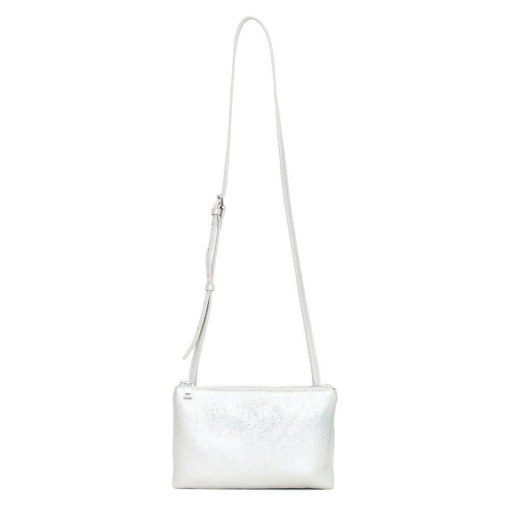 BACKYARD FAMILY「ショルダーバッグ レディース 小さめ 通販 レザーバッグ 斜め掛けバッグ 肩掛けバッグ 牛革」|ショルダー・メッセンジャー|シルバー1