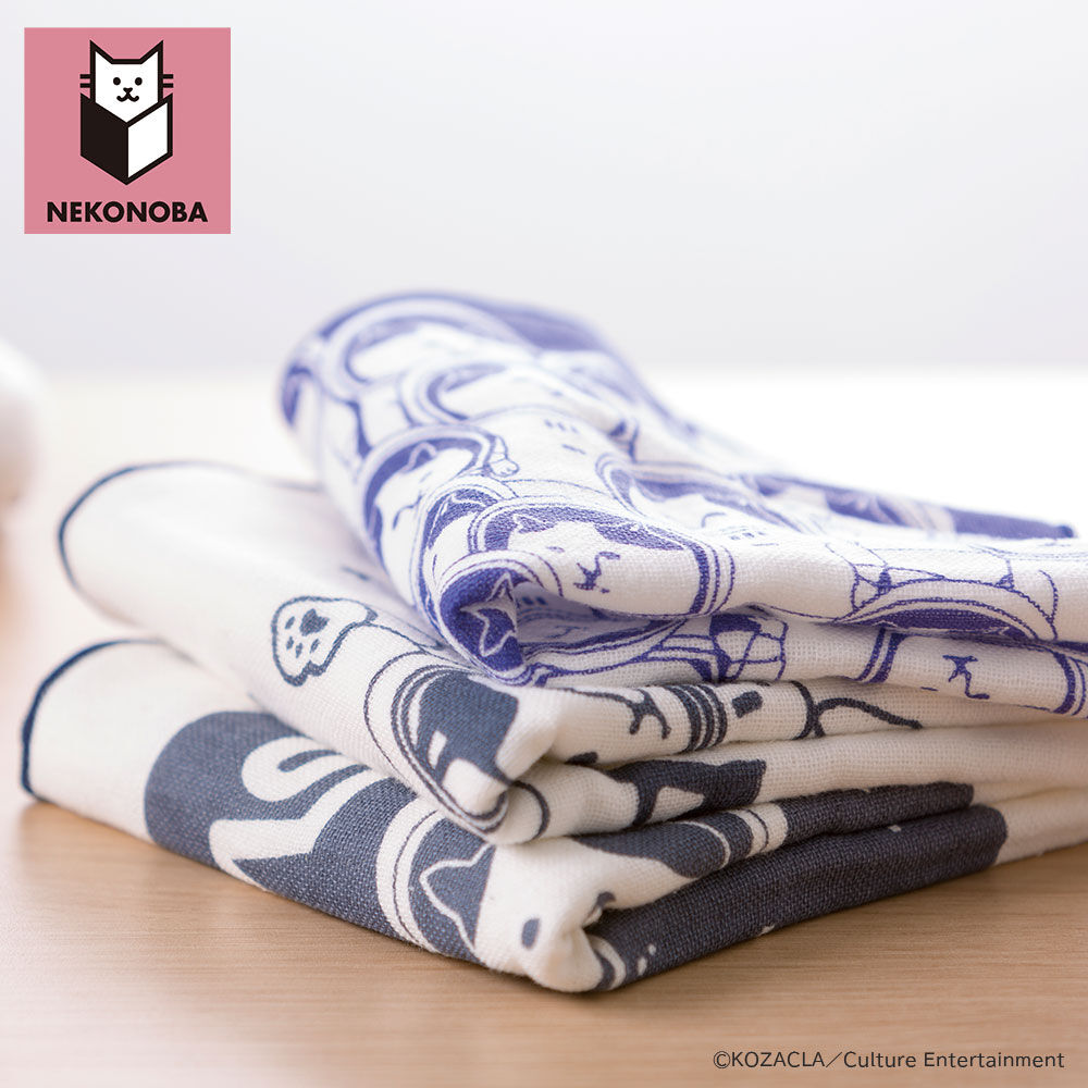 BACKYARD FAMILY「NEKONOBA 通販 ハンカチ ガーゼハンカチ NYASA 柔らかガーゼ ハンカチタオル」|ハンカチ|