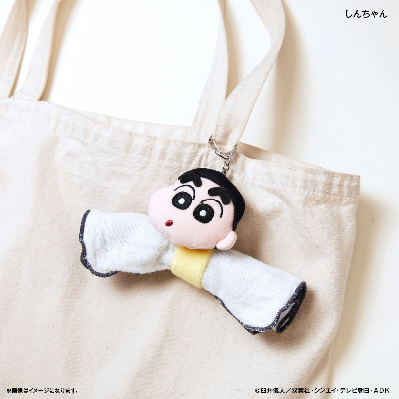 BACKYARD FAMILY「クレヨンしんちゃん グッズ 通販 蓄光マスコット ループホルダー クレヨンしんちゃんグッズ」|チャーム・キーホルダー|