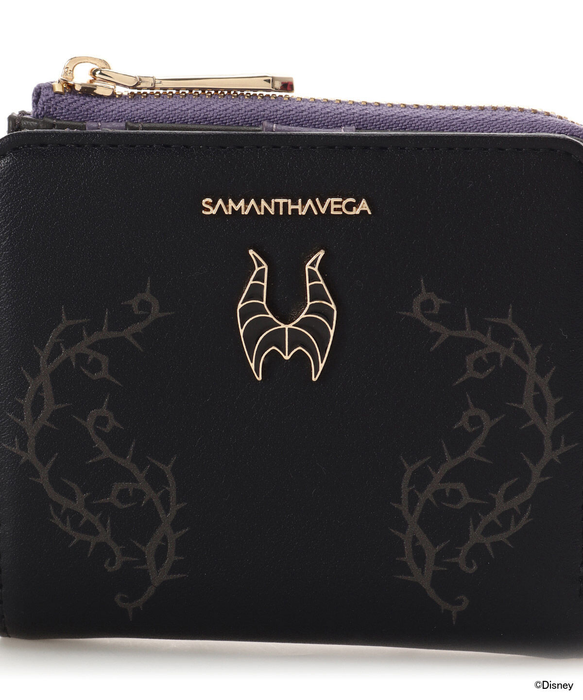 Samantha Vega「ディズニーヴィランズコレクション 「マレフィセント」 折財布」|財布|