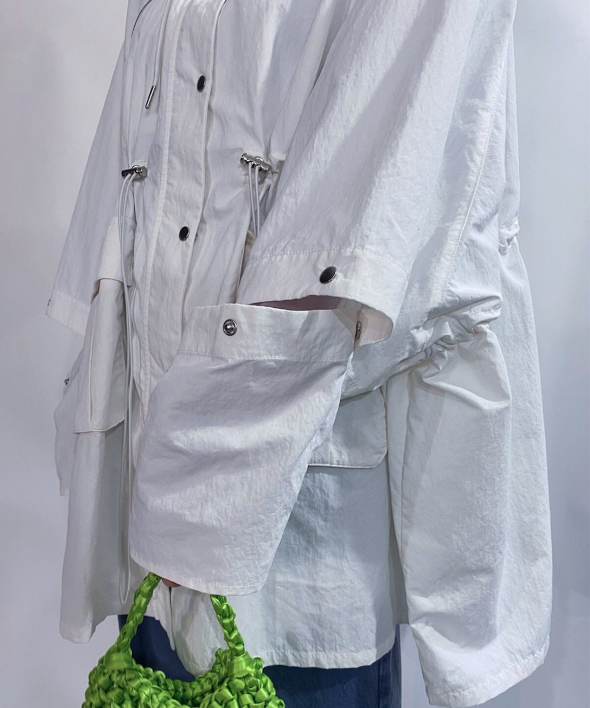 REDYAZEL「スタンドフード2WAYポンチョブルゾン」|ブルゾン・スタジャン|