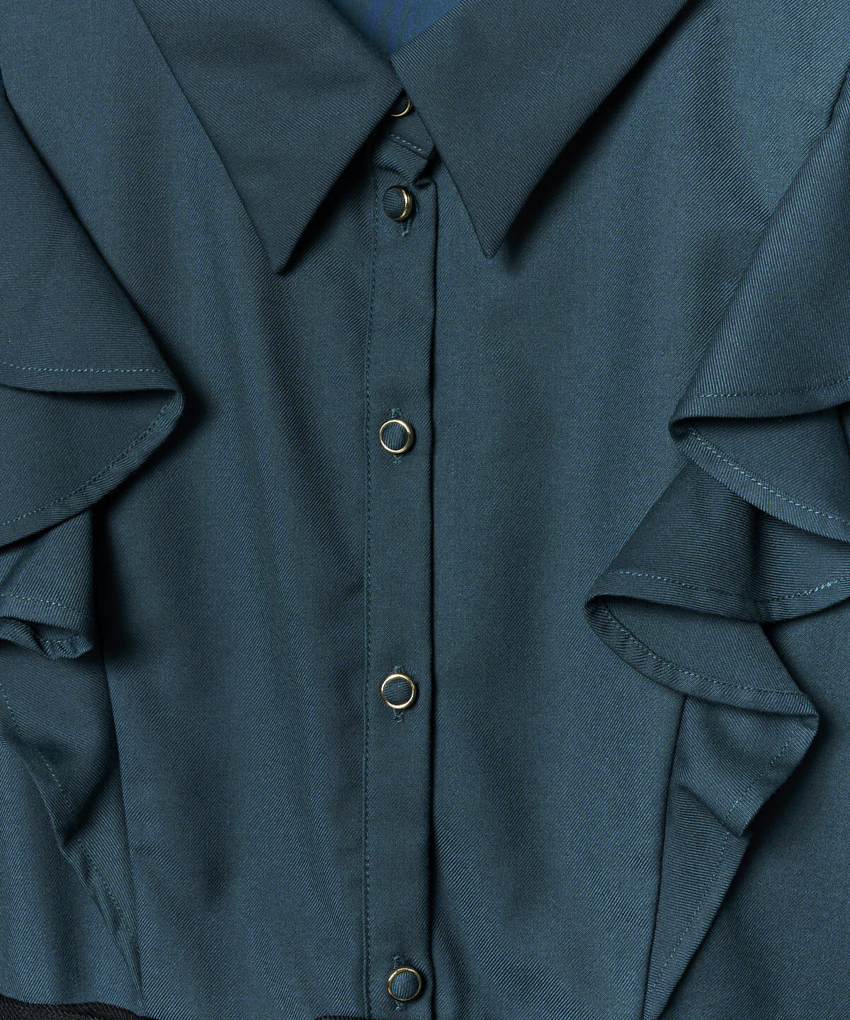 REDYAZEL「フリルシャツドッキングワンピース」|ワンピース|