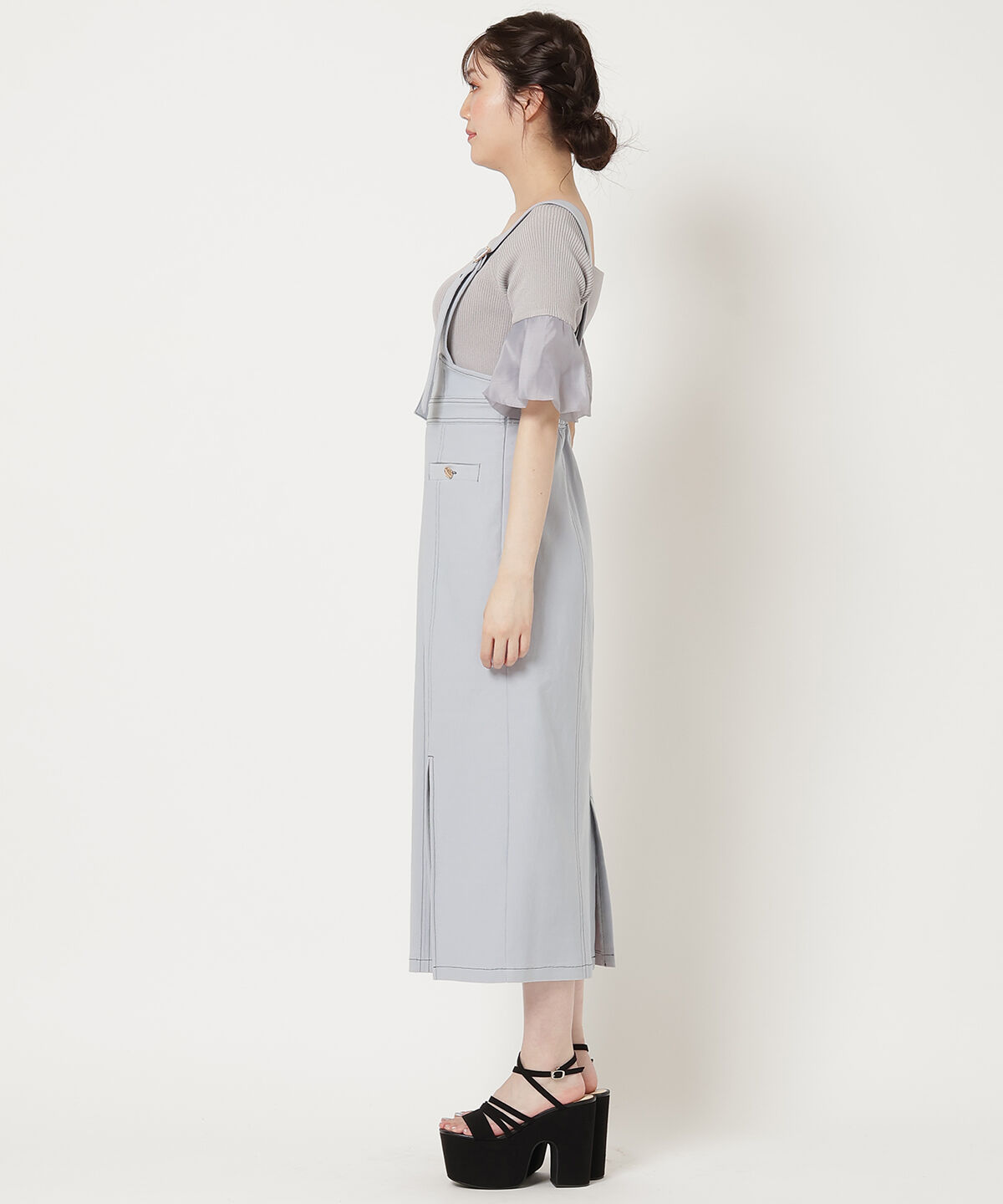 REDYAZEL「ガムストレッチサス付きタイトスカート」|タイト|