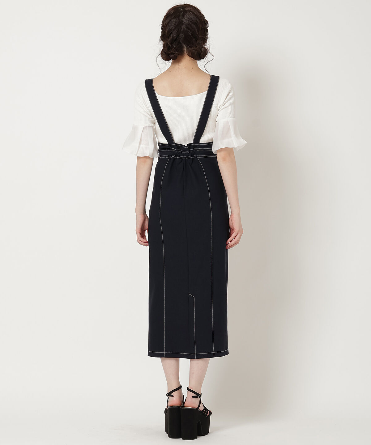 REDYAZEL「ガムストレッチサス付きタイトスカート」|タイト|