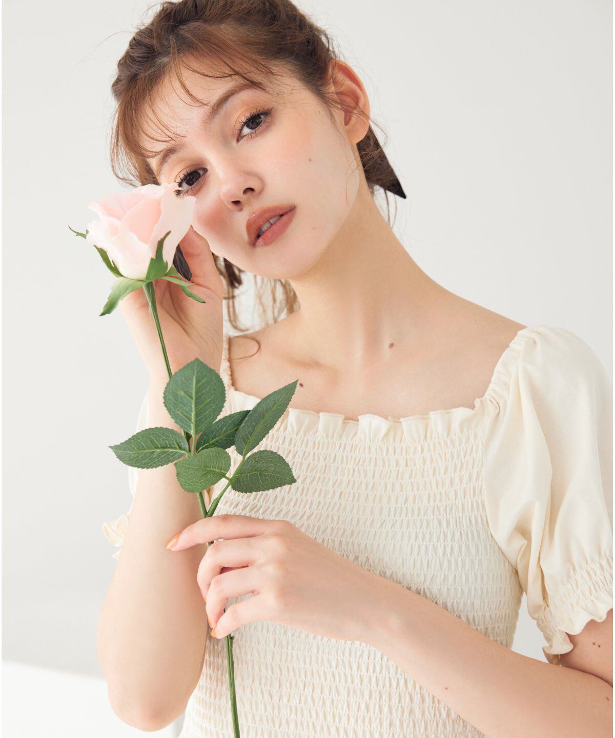 REDYAZEL「シャーリングカットドッキングワンピース」|ワンピース|