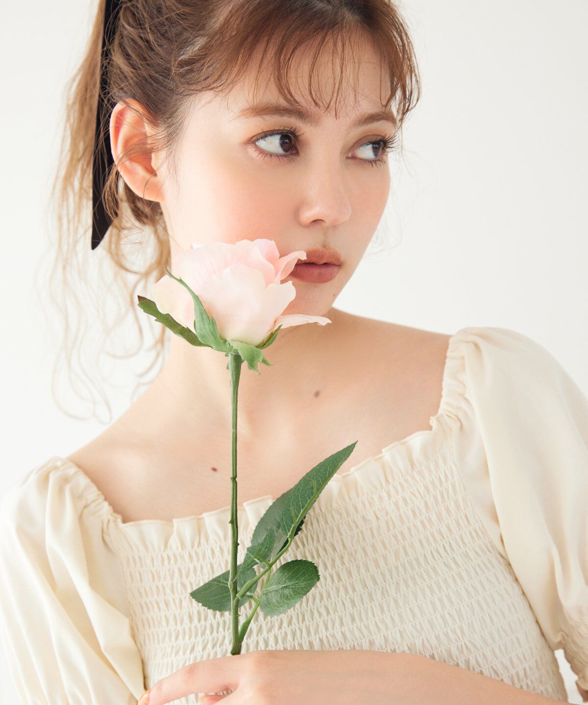 REDYAZEL「シャーリングカットドッキングワンピース」|ワンピース|