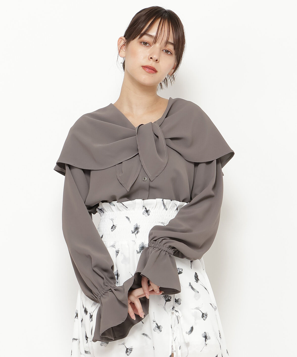 REDYAZEL「２wayビッグカラーブラウス」|シャツ・ブラウス|