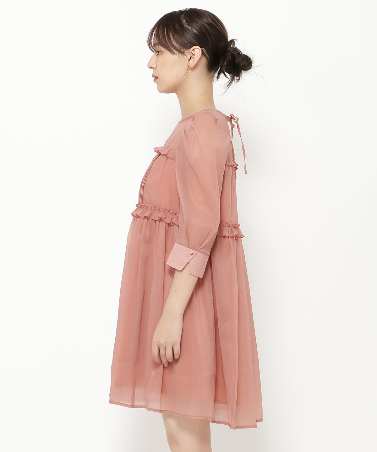REDYAZEL「ベイビードールシフォンミニワンピース」|ワンピース|