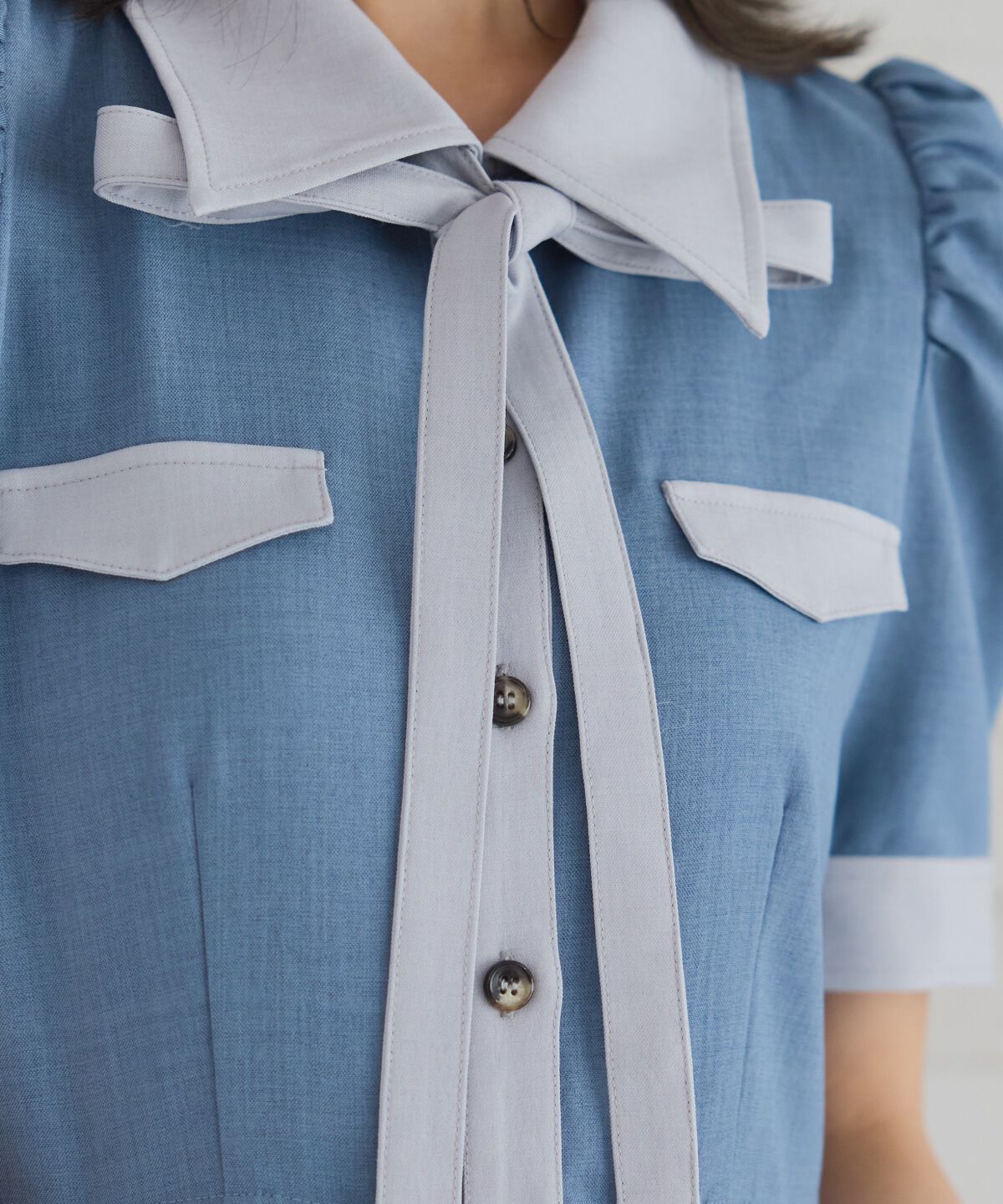 REDYAZEL「2WAYバイカラーミニワンピース」|ワンピース|