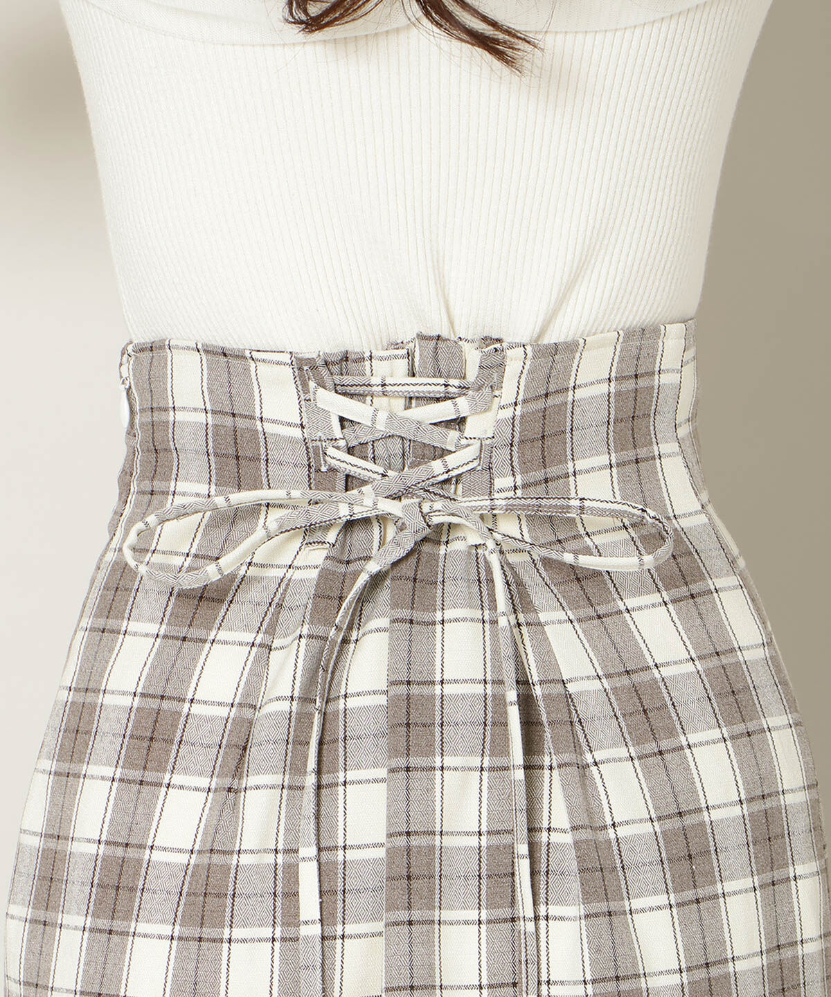 WILLSELECTION「スリットデザインラッフルハイウエストスカート」|フレア|