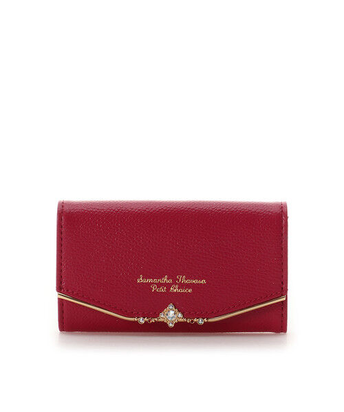 Samantha Thavasa Petit Choice「ジュエルバー　キーケース」|キーケース|ワインレッド