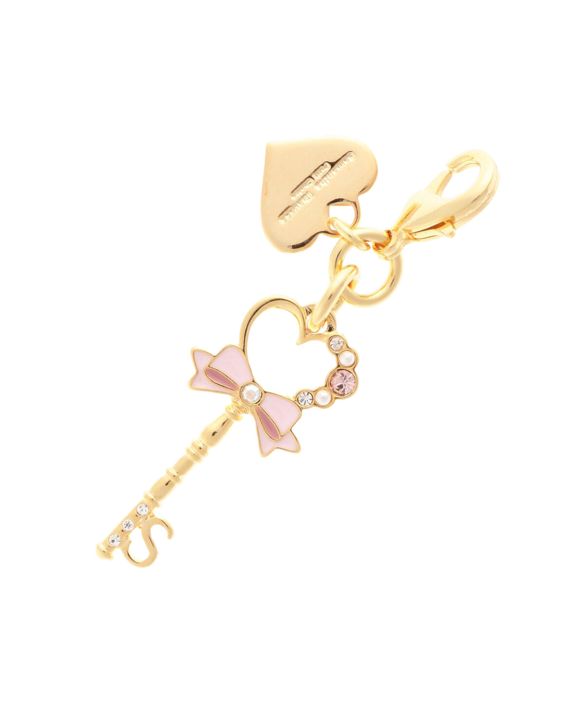 Samantha Thavasa Petit Choice「キーモチーフ イニシャルファスナーチャーム S」|チャーム・キーホルダー|ゴールド