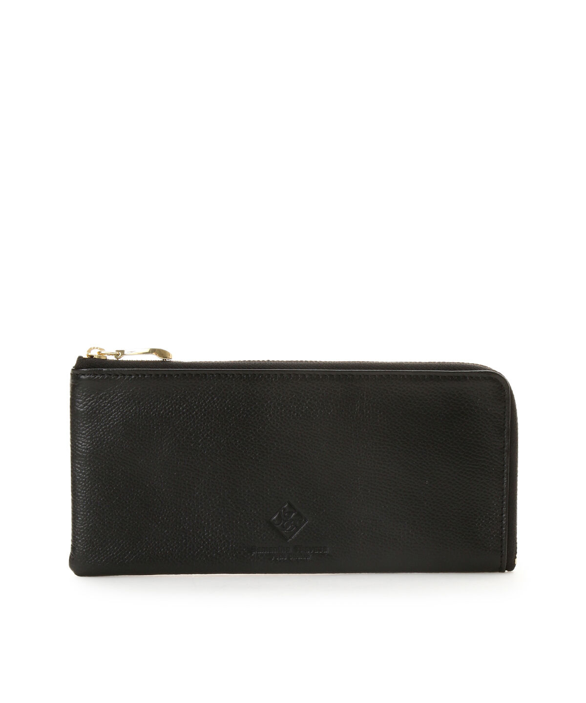 Samantha Thavasa Petit Choice「スクエアモチーフソフトレザー 長財布」|財布|ブラック