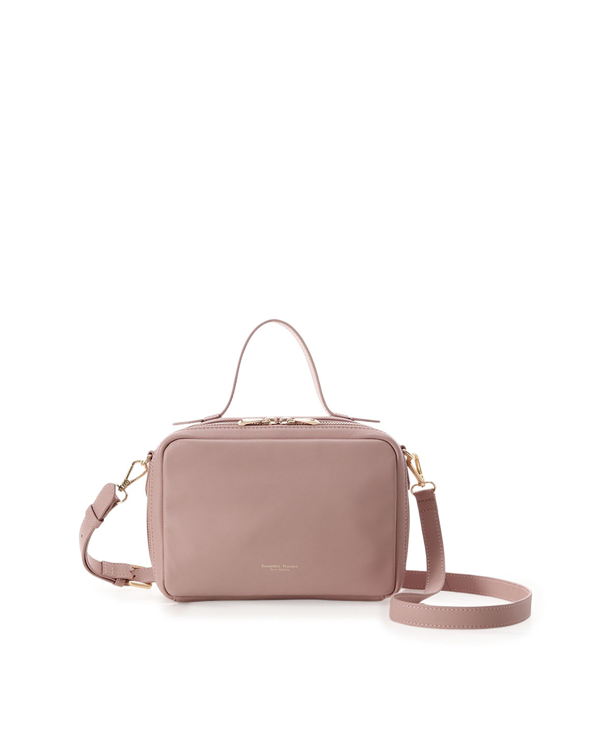 Samantha Thavasa Petit Choice「スクエアジップレザー ショルダーバッグ」|ショルダー・メッセンジャー|