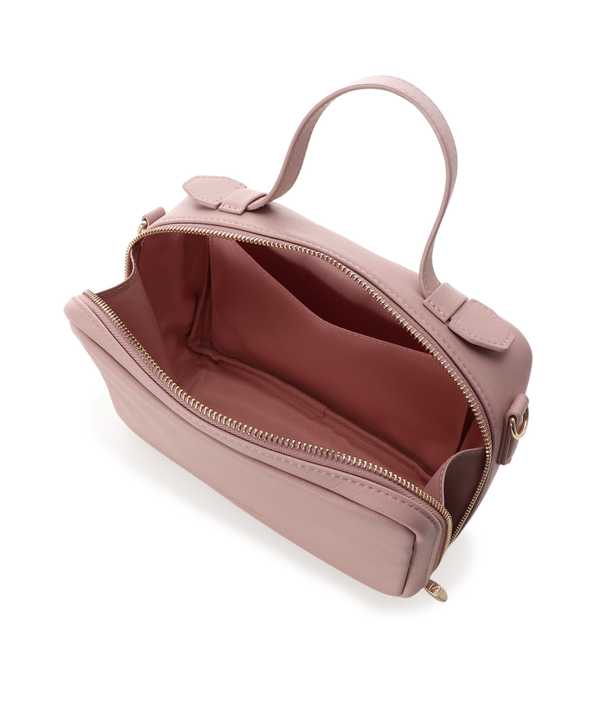 Samantha Thavasa Petit Choice「スクエアジップレザー ショルダーバッグ」|ショルダー・メッセンジャー|