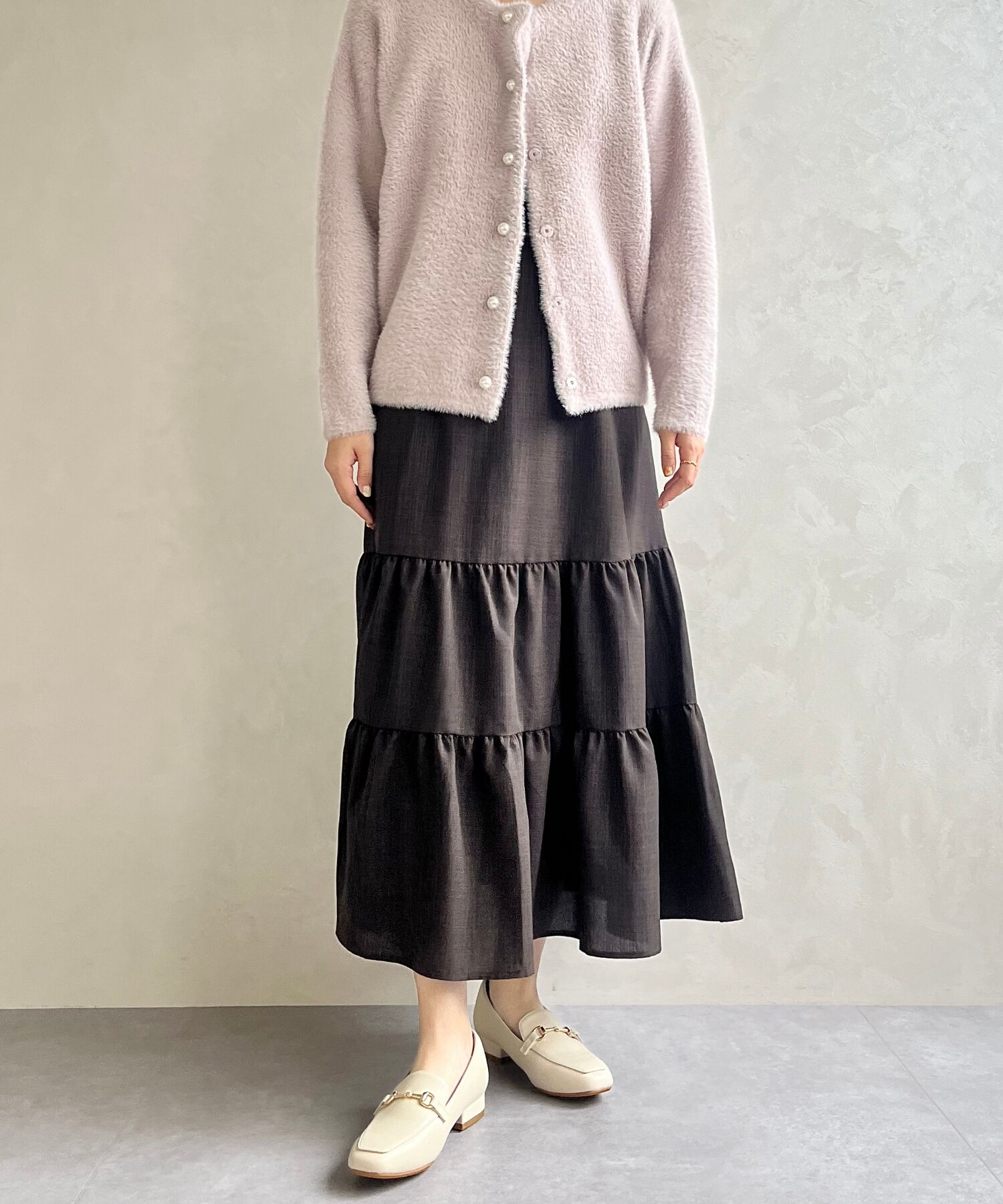 ORiental TRaffic「【跳べるパンプス/シリーズ累計１５０万足突破】スクエアトゥビットモチーフ  ローファー /R-3210」|パンプス|