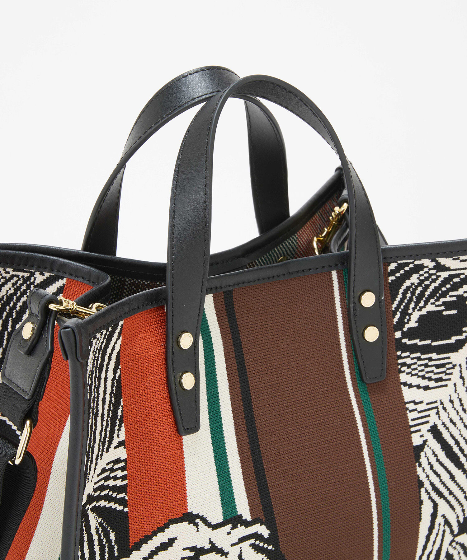 TOPKAPI TREASURE「【TREASURE TOPKAPI】ニットジャガード ライオン柄 2way ミニ トートバッグ」|トートバッグ|