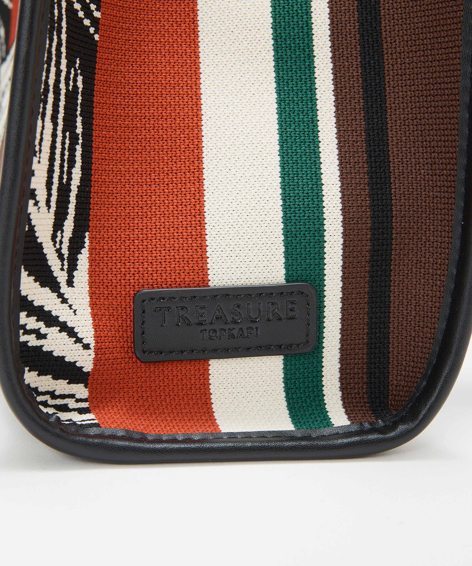 TOPKAPI TREASURE「【TREASURE TOPKAPI】ニットジャガード ライオン柄 2way ミニ トートバッグ」|トートバッグ|