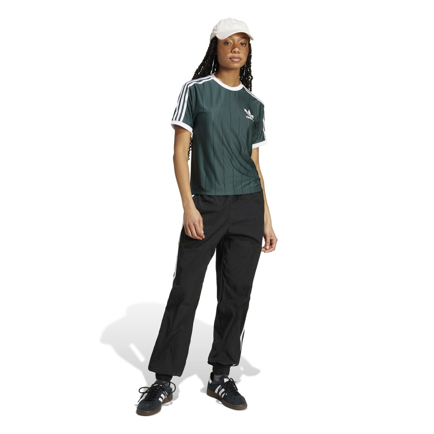 adidas「【ADIDAS ｳｪｱ】W 3 STRIPE TEE(PINST)」|Tシャツ・カットソー|
