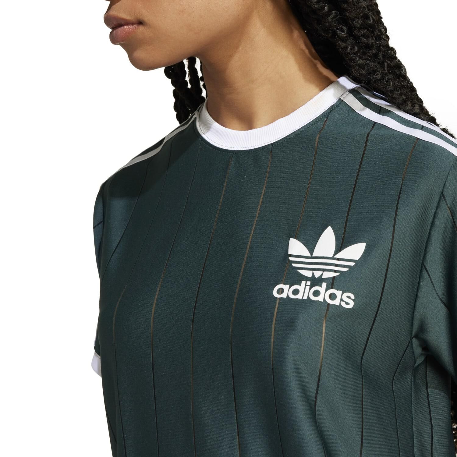adidas「【ADIDAS ｳｪｱ】W 3 STRIPE TEE(PINST)」|Tシャツ・カットソー|