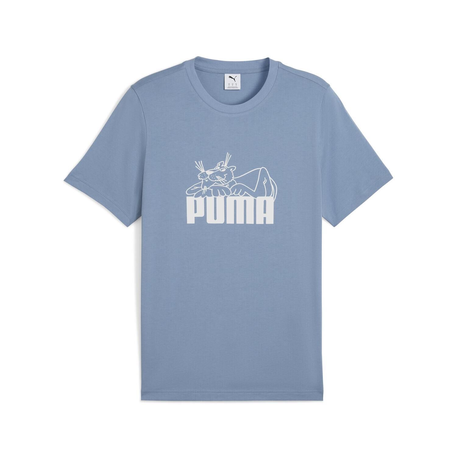 PUMA「【PUMA ｳｪｱ】M GRAPHIC SUPER TEE」|Tシャツ・カットソー|ブルー