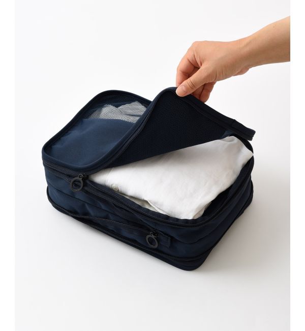 MILESTO「MILESTO UTILITY 圧縮パッキングオーガナイザーダブルポケット 4L&times;2」|トラベルグッズ|
