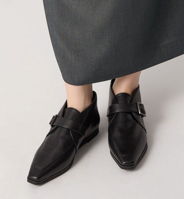 ODETTE E ODILE「ベルテッドアンクル フラット15」|スリッポン|