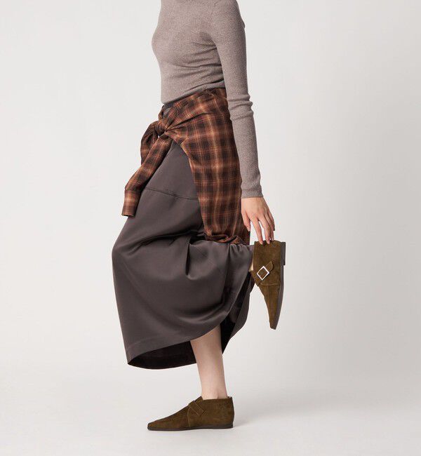 ODETTE E ODILE「ベルテッドアンクル フラット15」|スリッポン|