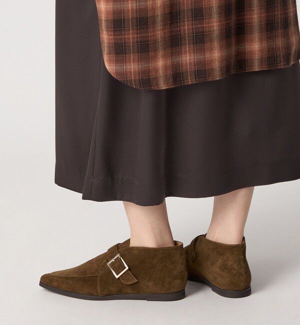 ODETTE E ODILE「ベルテッドアンクル フラット15」|スリッポン|