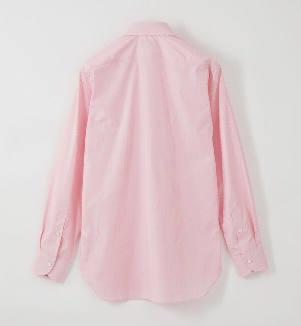 UNITED ARROWS「ALUMO/ピンク キャンディストライプ  ワイドカラーシャツ」|シャツ・ブラウス|